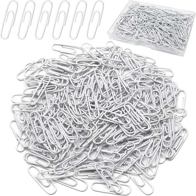 Elisel Paper Clips, Durable and Rustproof Coated Paper Clips, School and by Elisel