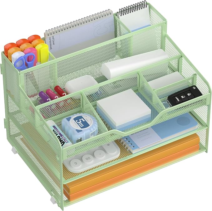 Docnest 3 Tier Mesh Desk Organizer by DocNest
