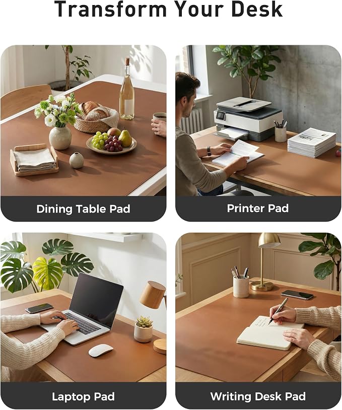 Aothia Faux Leather Desk Mat - Image 6