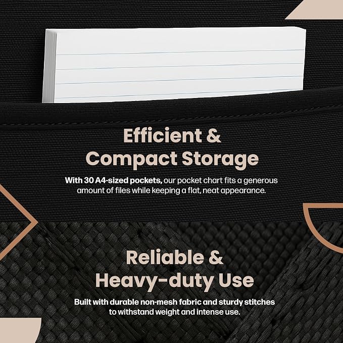 Hippo Creation Heavy Duty Storage Pocket Chart - Image 4
