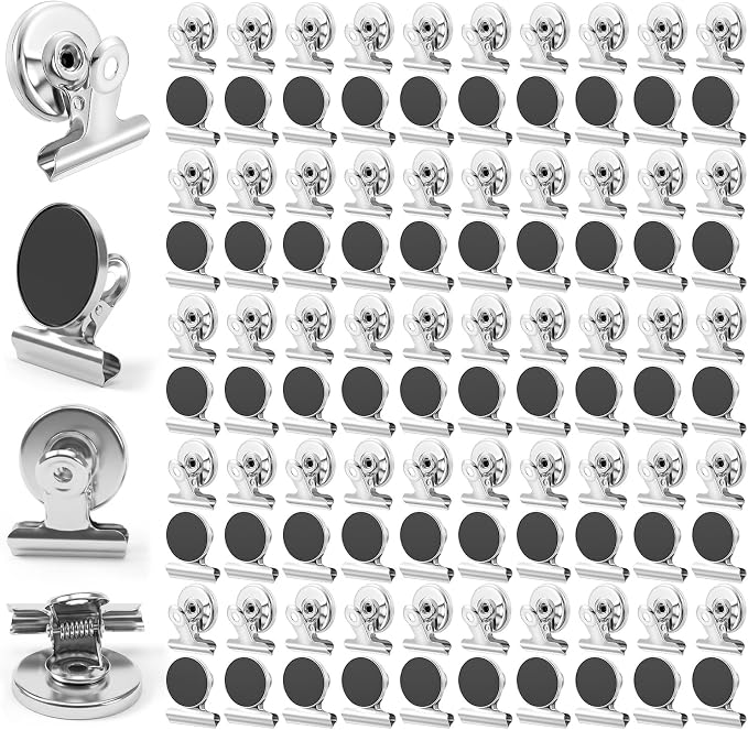 100 Pack Strong Magnetic Clips by HOFURME