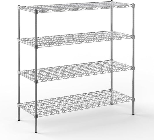Regal Altair 21" Deep x 54" Wide x 54" Height Wire Shelving Kit | 4-Tier | NSF by Regal+Altair