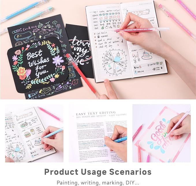 languo 168 PCS Acrylic Gel Pens - Image 8
