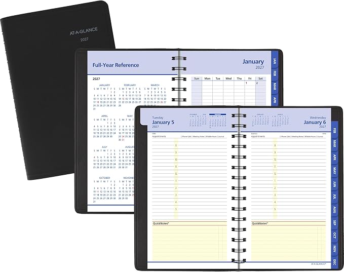 AT-A-GLANCE 2027 Appointment Book Planner, Daily & Monthly, QuickNotes - Image 10