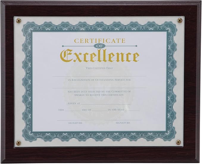 V-Light Picture Frame, Diploma Frame, 8.5 x 11 Inch Picture-Frame, Certificate by Asrnten