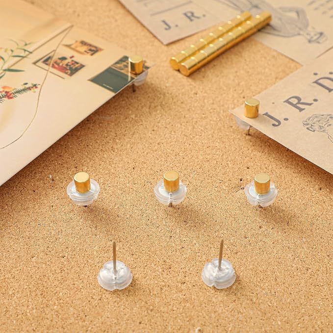 Outus 20 Sets Magnetic Push Pin Magnet Thumb Tack Poster Hanger Thumb Tacks - Image 7