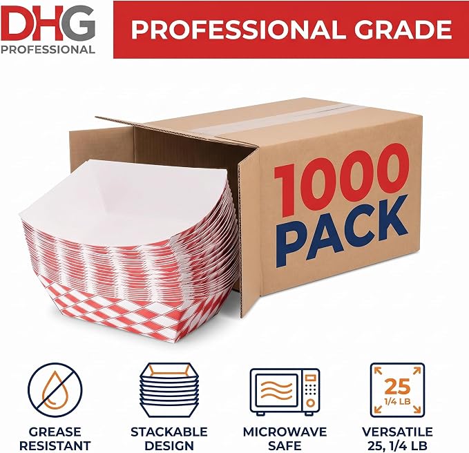 Case of 1000 Paper Food Trays - Image 3