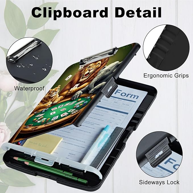 Elephant Lion A4 Clipboard - Image 4
