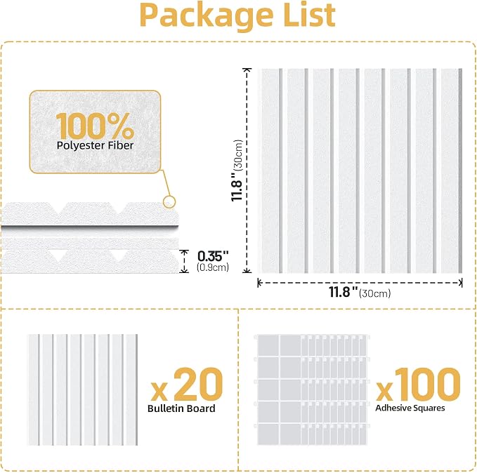 Large Cork Board for Wall 48" x 60" White Bulletin Board - Image 7