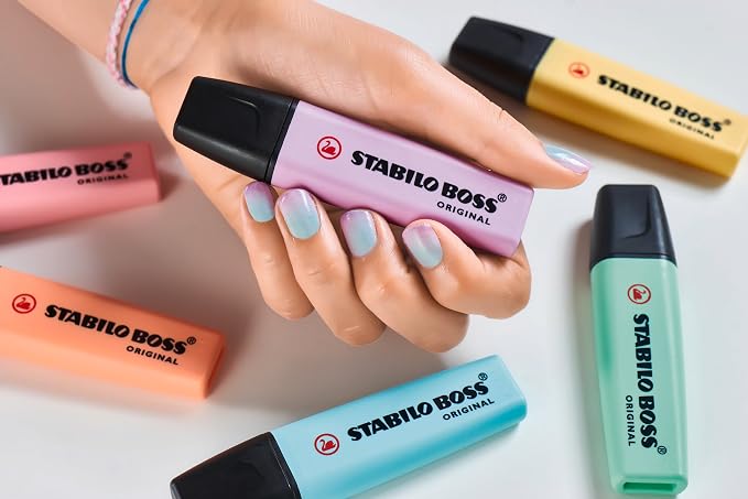 STABILO - BOSS ORIGINAL Pastel - Highlighter - Pack of 4 - Hint of Mint - Image 4