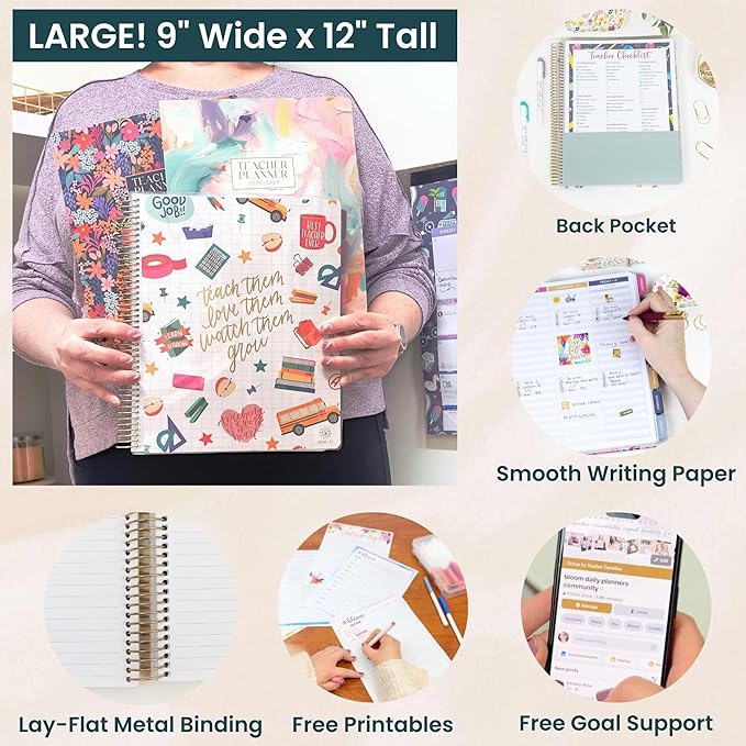 bloom daily planners 2026-2027 Academic Year Teacher Planner & Calendar - Image 5