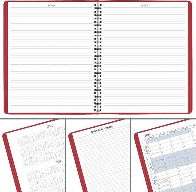 AT-A-GLANCE 2027 Planner, 15-Month Jan-Mar, Unruled Daily Blocks - Image 6