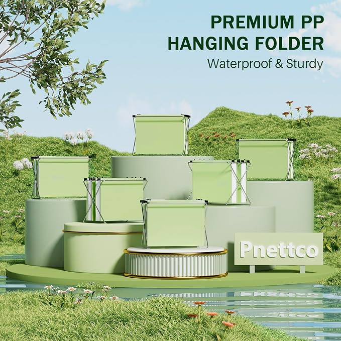 Green Hanging File Folders, Plastic Hanging Files Folders - Image 7