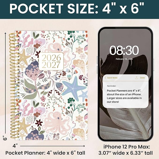 bloom daily planners 2026-2027 Academic Year Pocket Planner 13 Months - Image 5