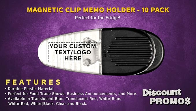 10 Magnetic Memo Holders Set - Image 2