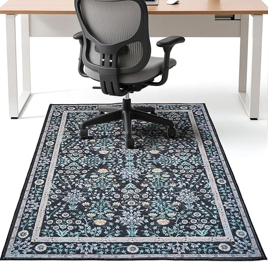 Office Chair Mat Desk Chair Hardwood Mat, Easy Glide Office Rug Under Chair Mat by Ufeekare