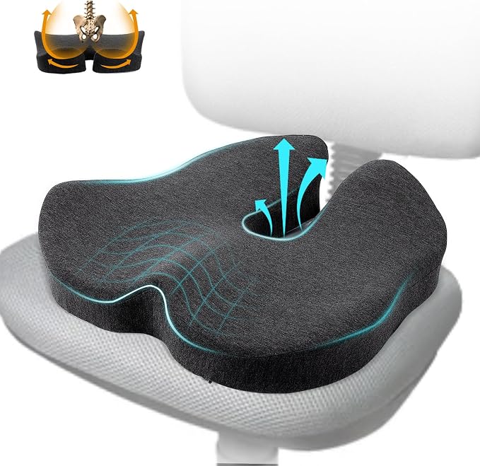 X Large Memory Foam Seat Cushion by DAPOTUGI