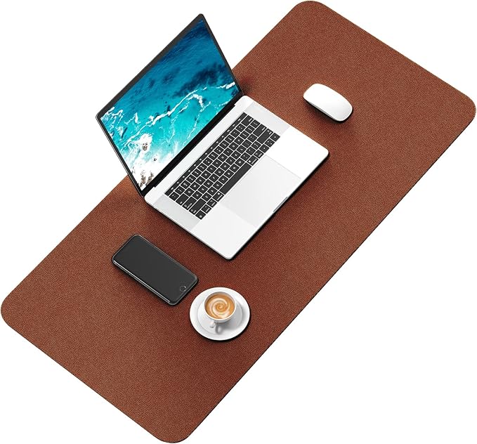 Hsurbtra Desk Pad, Waterproof Non-Slip Desktop Blotter Protector, Large Mouse - Image 2