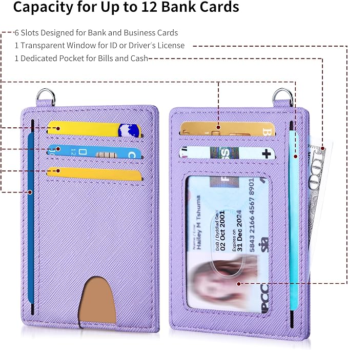 Mayski Slim Wallet, Credit Card Holder - Image 6