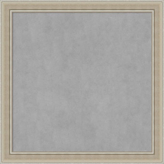 Amanti Art Silver Framed Magnetic Board 28x28 Medium Vision Board by AmantiArt