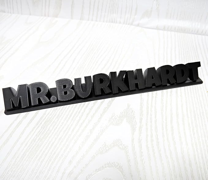 Personalized 3D Printed Nameplate – Custom Desk Name Sign - Image 5
