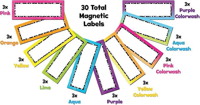 Teacher Created Resources Brights 4Ever Magnetic Labels - Image 2