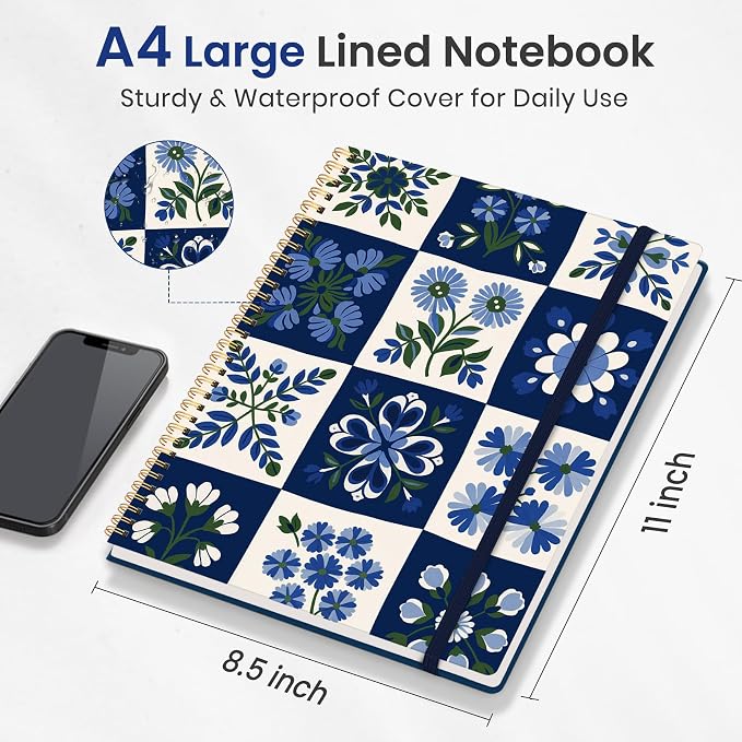 Taja Large Spiral Lined Journal - Image 5