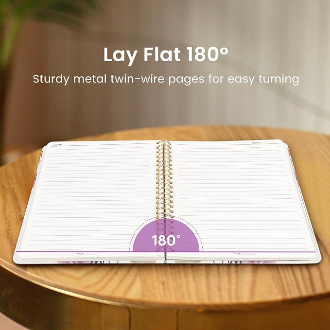 Taja Lined Spiral Journal Notebook - Image 4