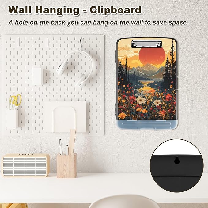 Clipboard with Storage, Nursing Clip Board 8.5 x 11 Storage Organization Box - Image 7
