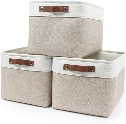 Bagnizer Storage Bins Large Fabric Storage Baskets by Bagnizer