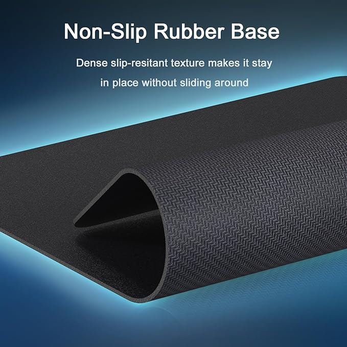 Senetem XXXL Large Mouse Pad, Ultra-Smooth Gaming Mousepad, Non-Slip Rubber Base - Image 4