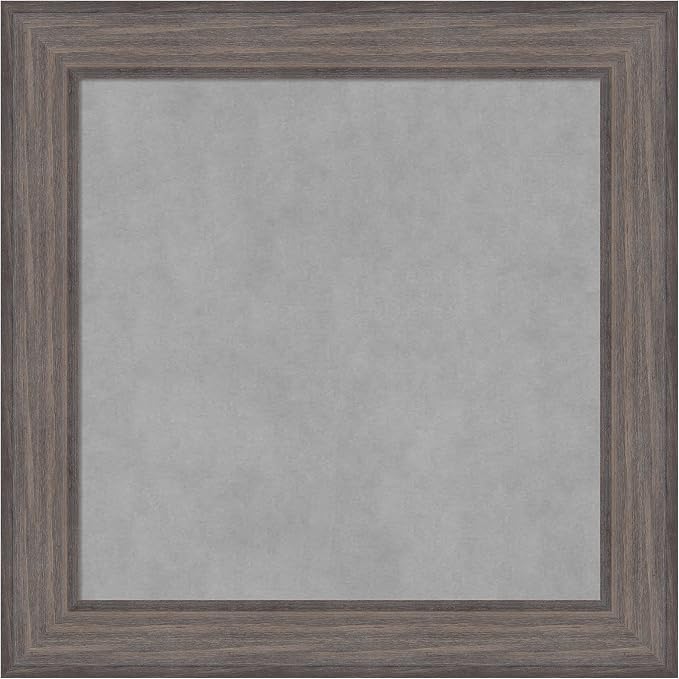 Amanti Art Grey Framed Magnetic Board 25x25 Medium Vision Board by AmantiArt