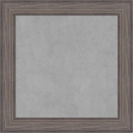 Amanti Art Grey Framed Magnetic Board 25x25 Medium Vision Board by AmantiArt
