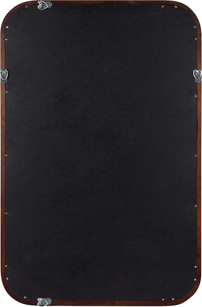 Kate and Laurel Hutton Transitional Pinboard; 20 x 30; Walnut Brown; Radius - Image 4
