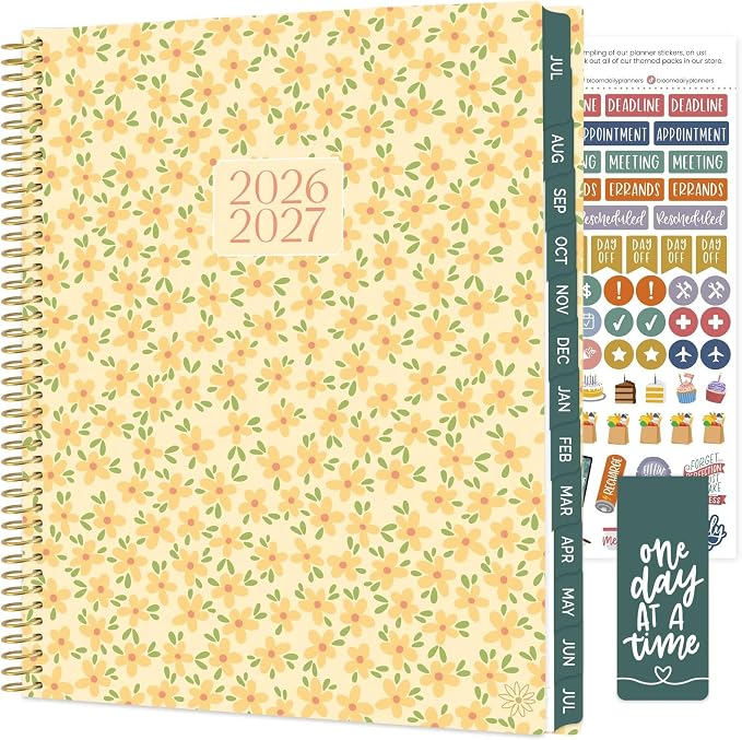 bloom daily planners 2026-2027 Planner 13 Month Academic Year Organizer by bloomdailyplanners