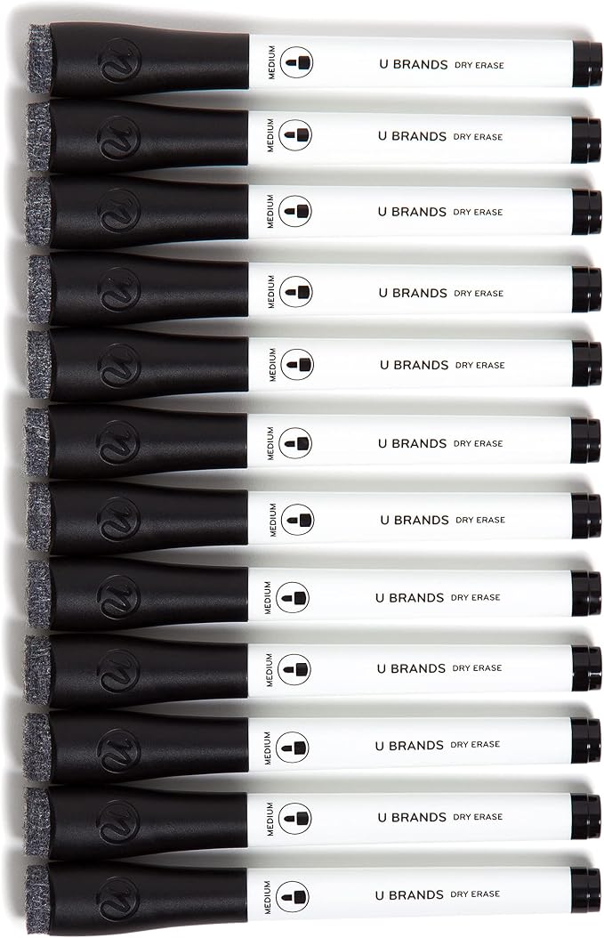 U Brands Fine Tip Dry Erase Markers - Image 6