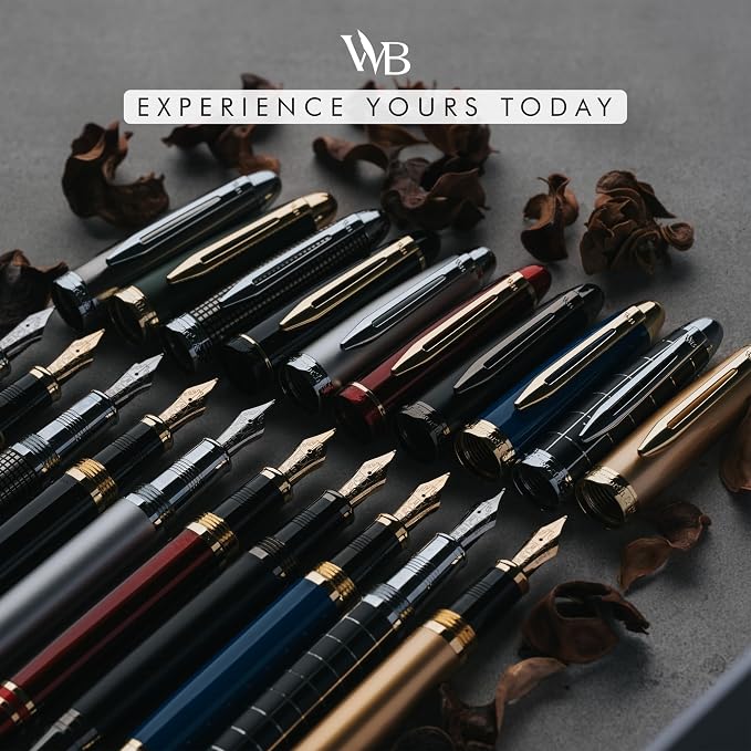 Wordsworth & Black Majesti Fountain Pen-, Luxury Case, 24K Gold Finish; 18K - Image 6