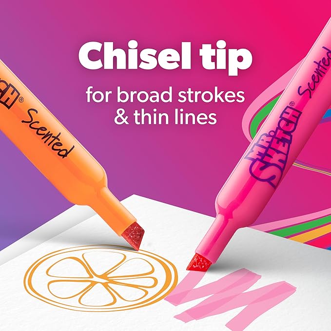 Mr. Sketch Scented Markers, Chisel Tip, Spark Creativity, Arts & Crafts - Image 6