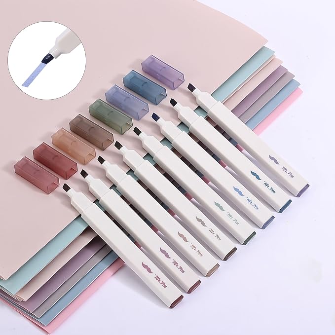Mr. Pen- Aesthetic Bible Highlighters No Bleed Through Assorted Color | 8 pcs - Image 7