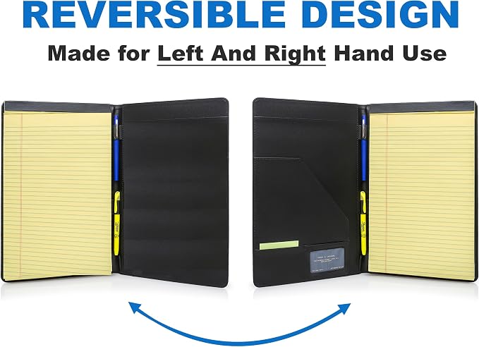 Legal Size Padfolio, 8.5 x 14 Inch Portfolio Folder - Image 5