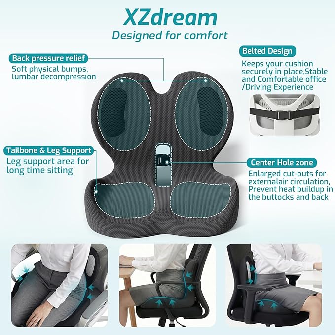 Ergonomic Seat Cushion, Office Chair Cushion - Image 3