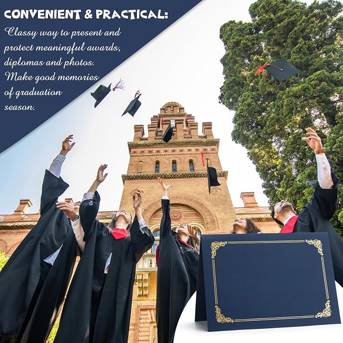 Fainne 250 Pcs Certificate Holders Diploma Holders Document Holder Certificate - Image 7