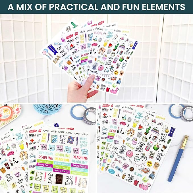 bloom daily planners Vintage Classic Planner Stickers - Image 4