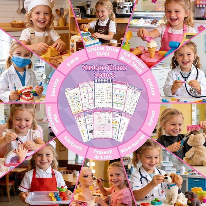 TICIAGA Kids Pretend Play Notepads - Image 6