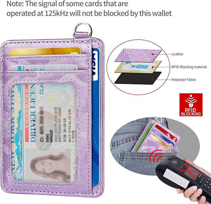 Slim Minimalist Front Pocket Wallet, RFID Blocking Credit Card Holder Wallet - Image 4