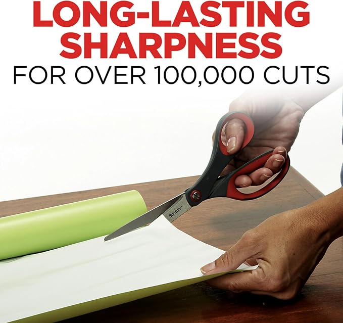 Scotch Precision Ultra Edge Scissors, 8 inch scissors 3-8 inch scissors/pack - Image 4