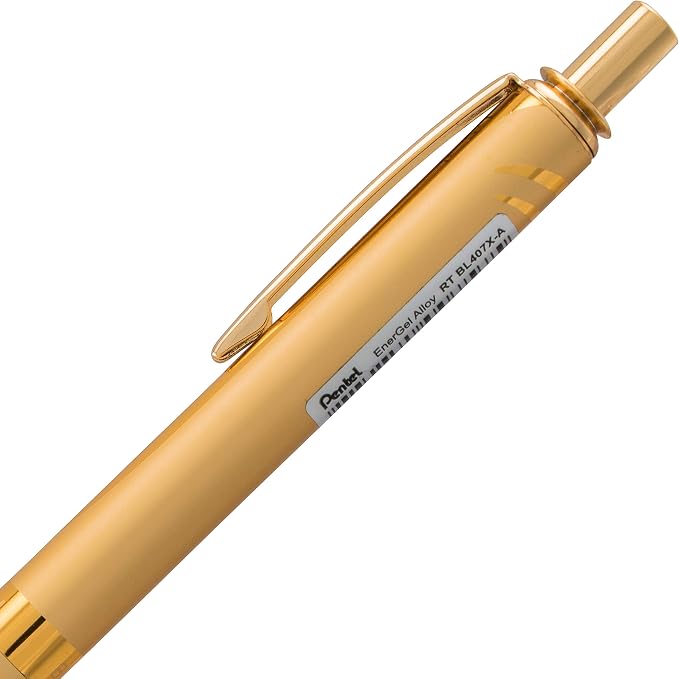 Pentel EnerGel Alloy Retractable Gel Pen, Includes Gif Box - Image 4