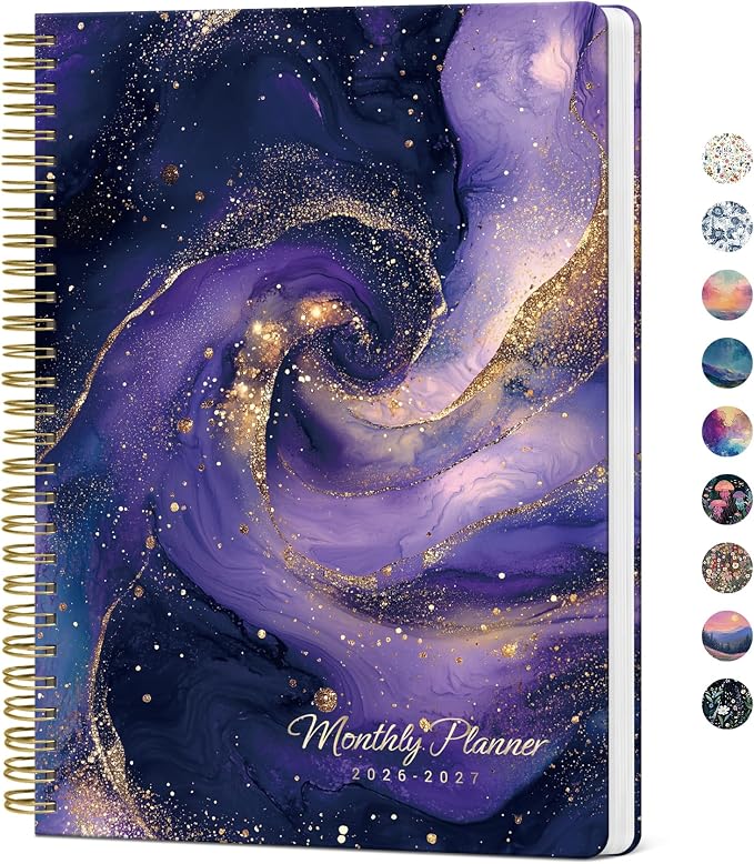 Monthly Planner 2026-2027, Aesthetic 2 Year Months Planner Calendar, 18-Months by Taja