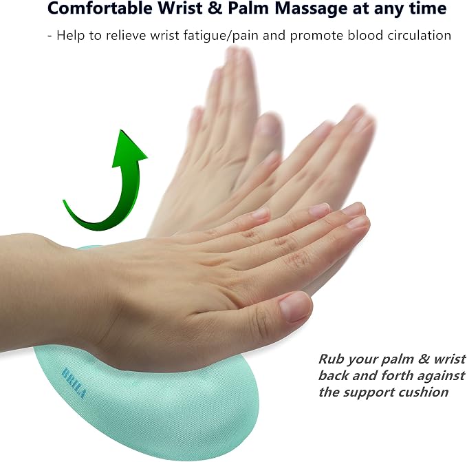 BRILA Ergonomic Memory Foam Mouse Wrist Rest Support Pad Cushion - Image 6