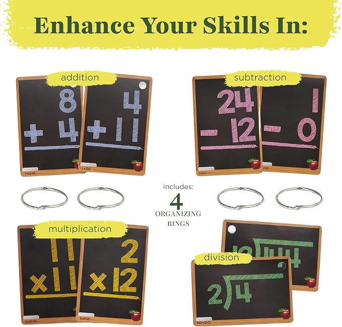 Star Right Math Flash Cards Set of 4 - Image 7